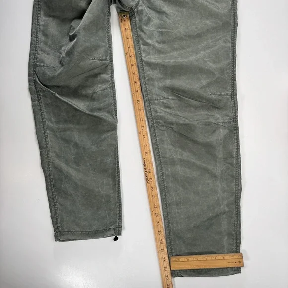 NWT JOHN ELLIOTT Nicasio Himalayan Pant Mens 3/Large Green Drawstring Cuff $378